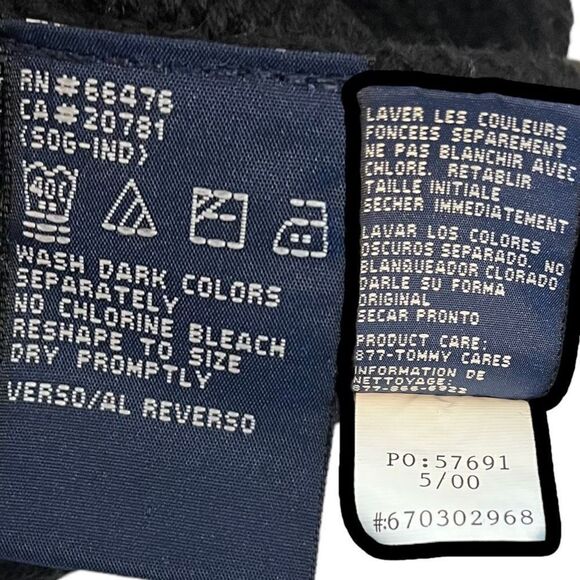 Tommy Jeans Women's Cropped Sleeveless Pullover Vest Black & Cream Size Small - Picture 6 of 6